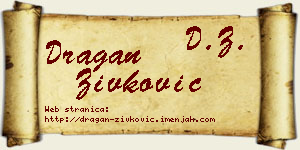 Dragan Živković vizit kartica
